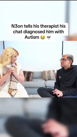 N3on tells his therapist his chat diagnosed him with Autism 😭 💀 #n3on #n3onclips #fyp #viral 