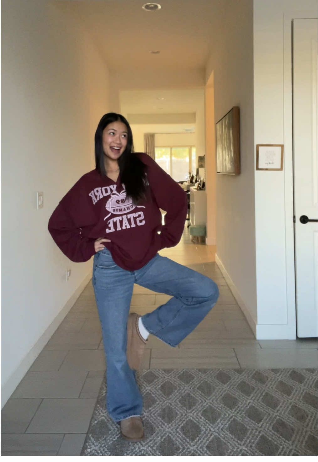 okay so first day back wasn’t as bad #OOTD #outfitinspo #fitcheck #uggs 