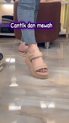 Sandal wedges premium bozka #bozka #wedgesandals #sandalwanita #sandalcantik 