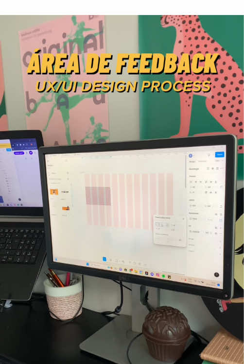 Área de Feedback da landing page, tá quase finalizada essa construção, qual o parte que você mais gostou até agora? #figma #design #foryoupagе #fyp #uxdesign #layout #designer #landingpage 