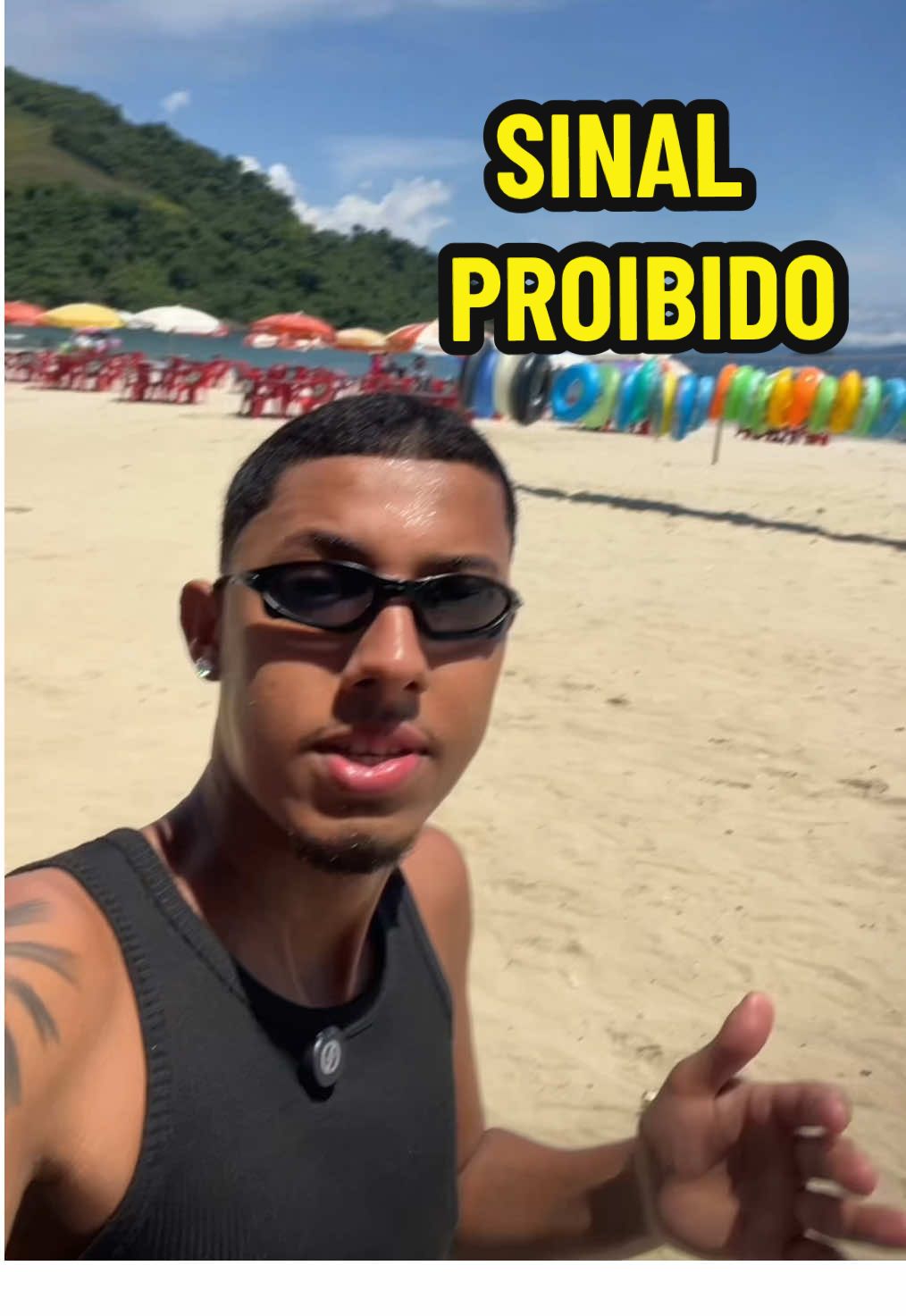 Sinal Proibido em algumas partes..🚫😱 #rj #sinalproibido #fyp #brasil #praia #dicas 
