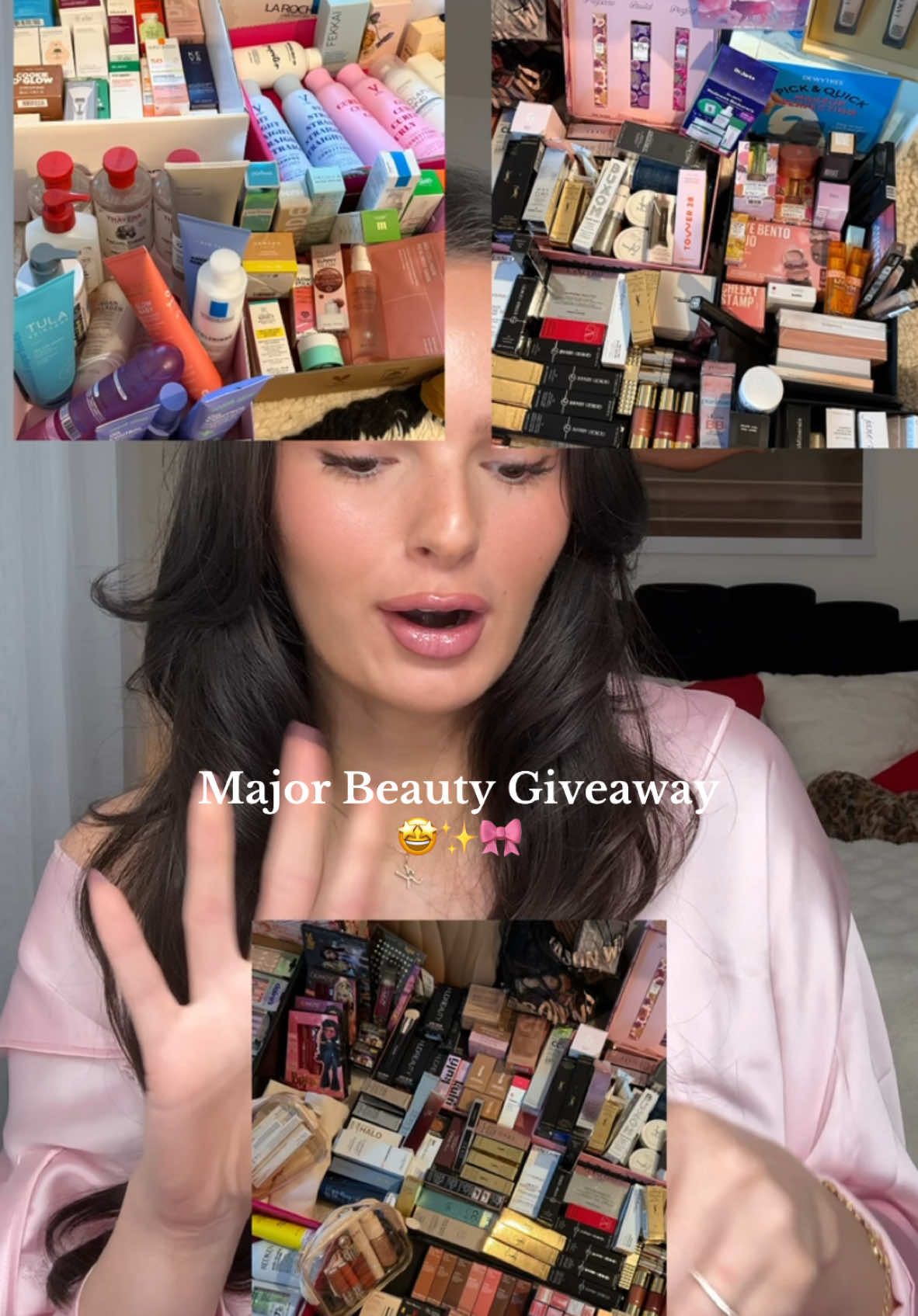 CLOSED !! Winners @🦋 & @jennyoz 🩷 my girls who want to be a beauty influencer/creator !! ✨ I’m sending 2 of you a curated box of beauty products to help you create the best content 🫶🏼🎀💘  HOW TO ENTER 👇🏼 1. Follow me on Tik Tok , IG & YouTube : @kyraroseriley  2. Comment what your goal is as a creator this year 🤩  Additional Entry - Tag me in one of your videos 🥹  Announcing Winners on 01/13 🫶🏼  #giveaway #beautygiveaway #contentcreator #influencer #howtobeacontentcreator #howtobeaninfluencer #makeupgiveaway #skincaregiveaway 