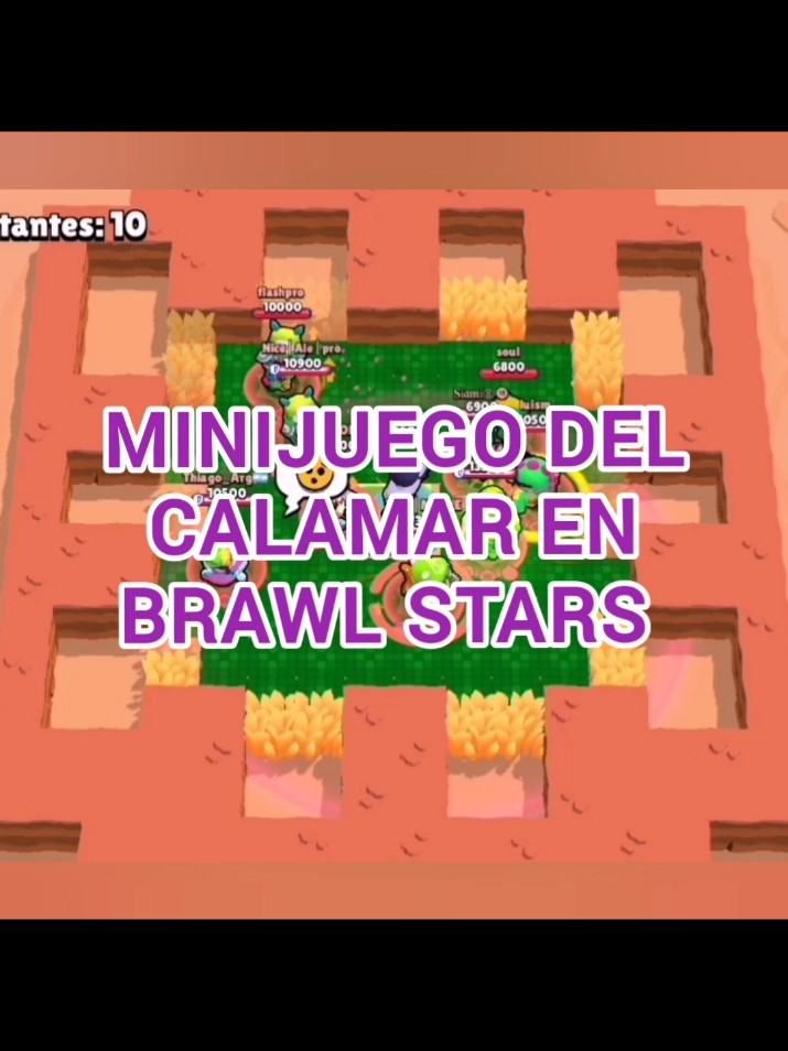 Juego del Calamar en Brawl Stars 🤩 gracias a todos los participantes. 🙌🏻 #brawlstars #brawlstarsgame #brawlstarstiktok #videojuegos #juegodelcalamar #mingle #squidgame 