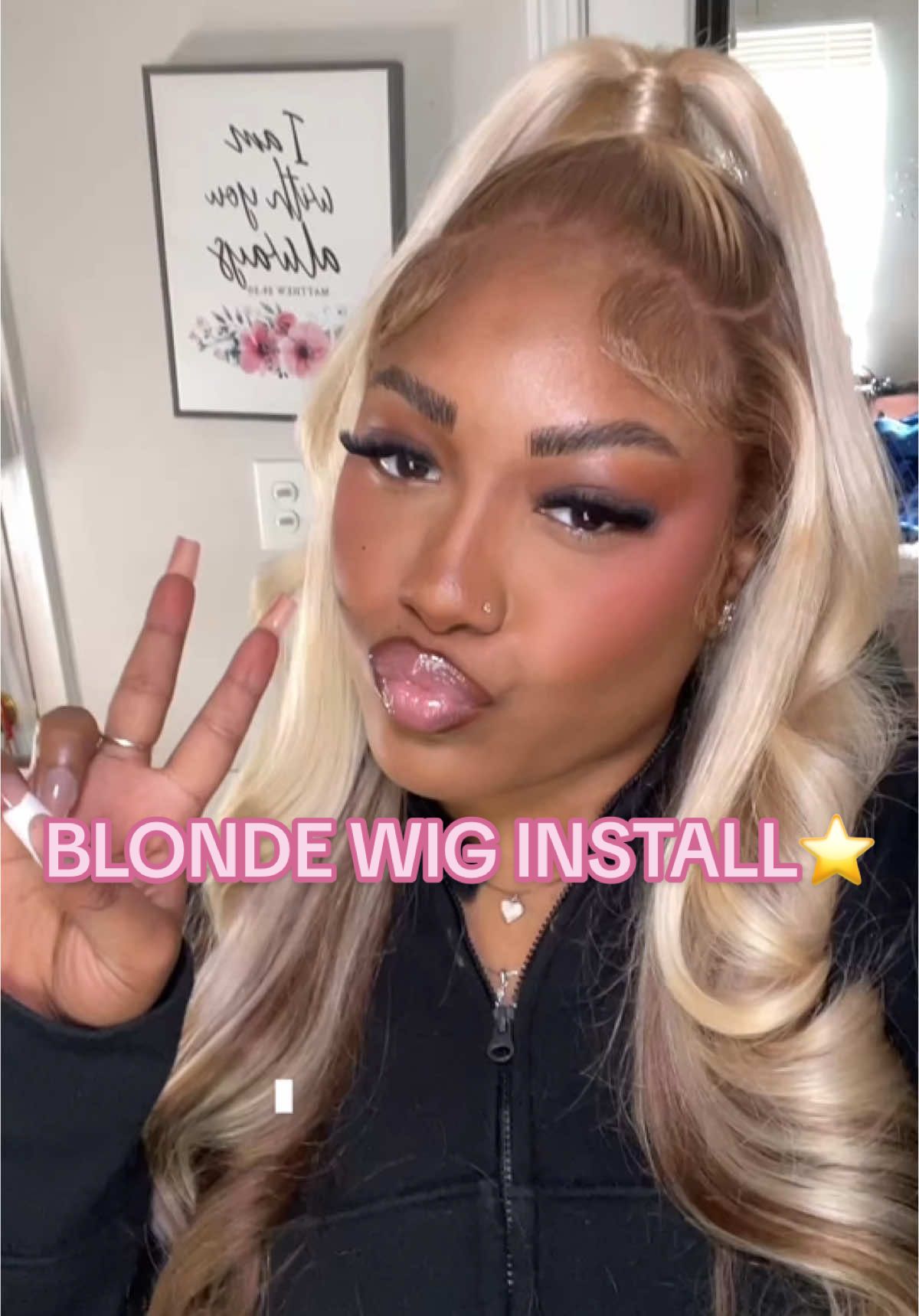 can’t go wrong w blonde ⭐️👱🏾‍♀️ @Megalookhair #wigtok #wiginstalltutorial #wiginstallation #wigstyling #wigtutorial #wigtutorials #frontalwig #frontalinstall #frontalwiginstall #wiginfluencer #wighair #blondes #blondewig #613 #613wig #613hair 