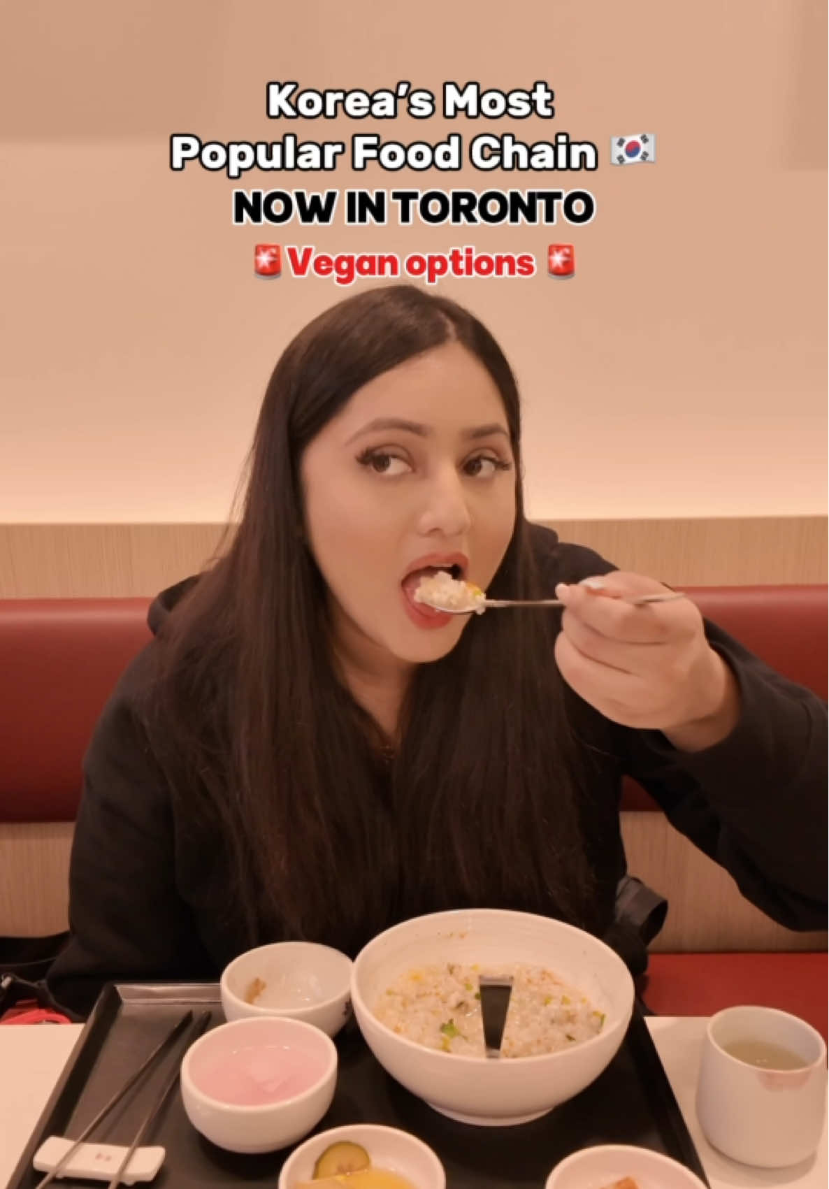 Korean Vegan Food in Toronto - Bonjuk— this is one of their biggest chain restaurants and they just opened up in Toronto!  #veganuary #torontofood #veganfood #torontovegan #koreanfood #koreanbbq #torontolife #torontothingstodo #torontofoodie #toronto #ramennoodles 