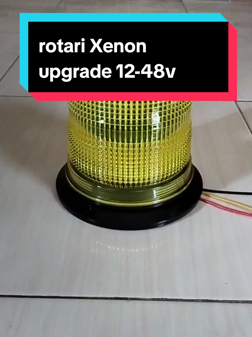 Rotari Truk Upgrade 12-48volt 3 kabel #rotary #rotaritruk #ledrotary 