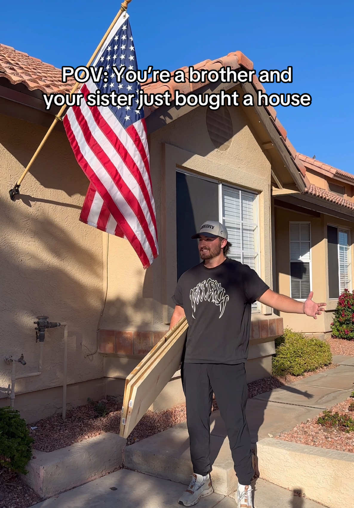 My housewarming gift is some homemade furniture🤝🏼 What should I build for her next?! #brother #DIY 