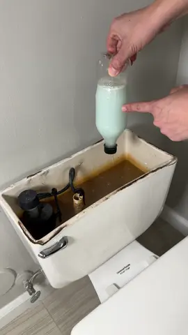 Put a bottle in your toilet, and you won’t believe what happens next! 🚽✨#homehacks #cleaninghacks #lifehacks