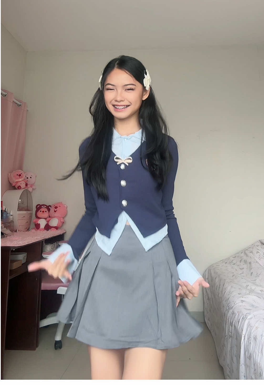 dance before going to my school ISCP biringan campus 💙 #ayaj #biringan #iscp #schoolgirl #uniform #push2start #dancetrend 