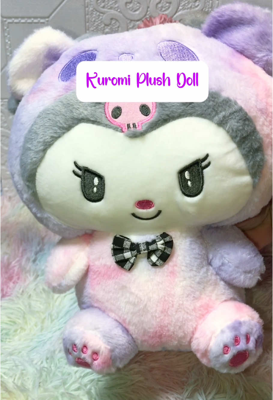 Kuromi Plush Doll 💜 #kuromi #plushdoll #sanriocollection #kuromiplushdoll 