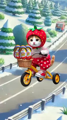 Cute cat kitten always steal my kinderjoy 😭#cat #catvideo #kinderjoy #catlover 