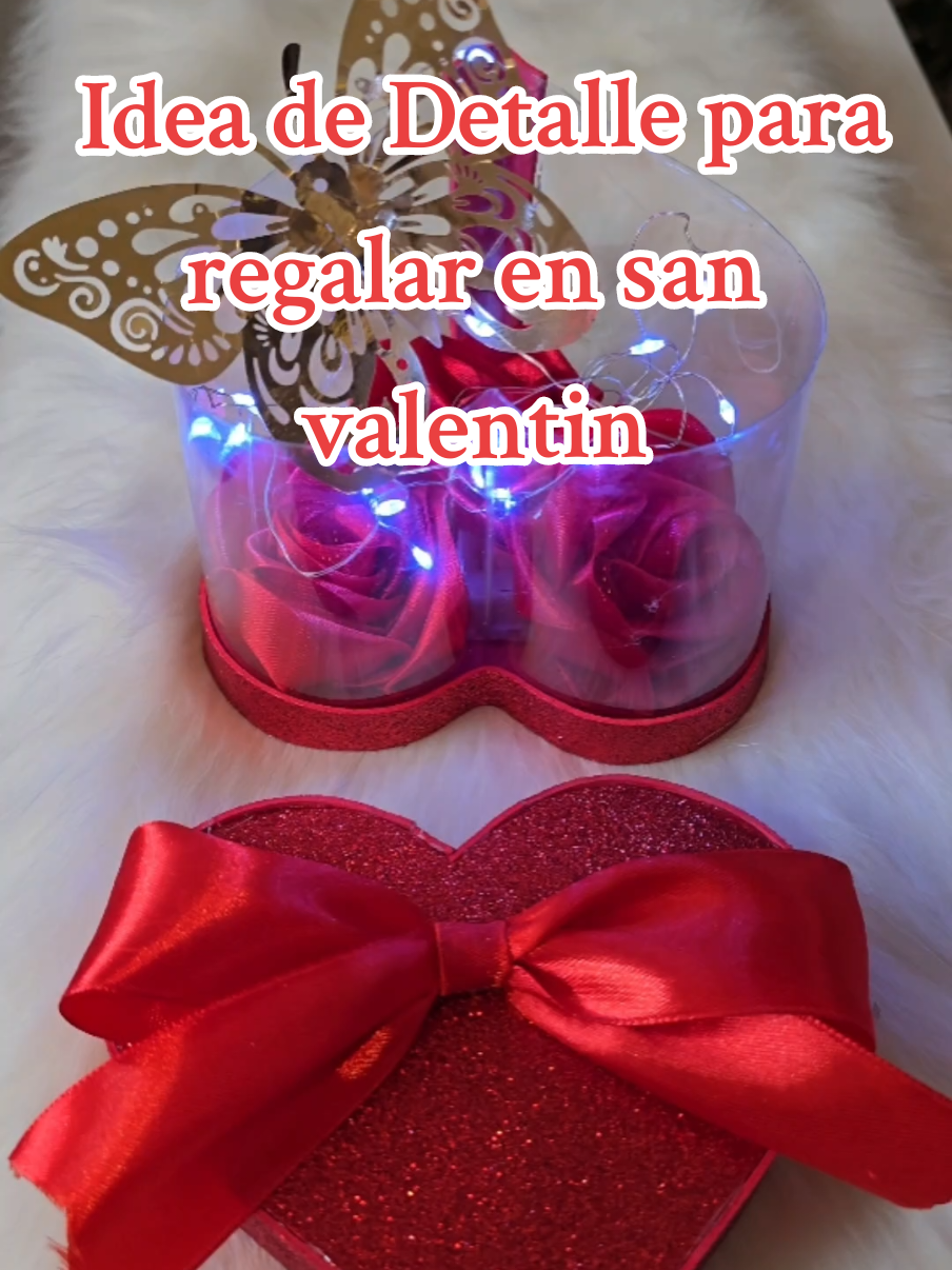 Hermoso detalle para el dia de san valentin #sencillo #DIY #fyp #viralvideo #tutorial #paratii #ValentinesDay #giftideas #detalles #bonitosybaratos☺️ #cheap #materialreciclado #amoryamistad 