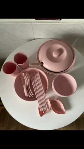 Bộ chén bát lúa mạch nhiều món màu hồng, trắng, xanh#giadung #decor #xuhuong #chenbat 