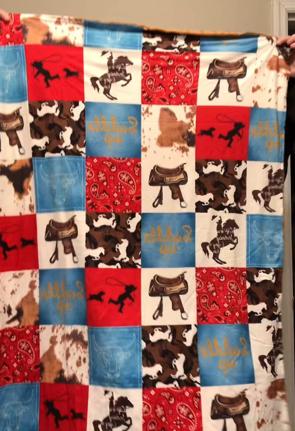 Newborn western blanket #fyp #tiktokshop 