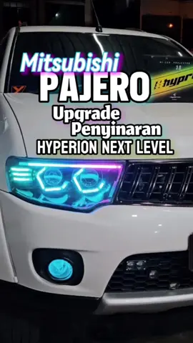 Pemasangan Projector Hyperion Next Level🤗 Nah yuk Upgrade Penyinaran mu dari sekarang!!!  Dijamin Pemasangan Rapi dan hasil Sinar Terang🤗😎 @Yoong Motor Indonesia  @Power+  @CentralAutolight  📍Alamat: Jl.Jend Sudirman depan Nusantara1 Duri Riau  ☎️Telp/Wa :085290072533/ 081267512078 #fyp #pajerosport 