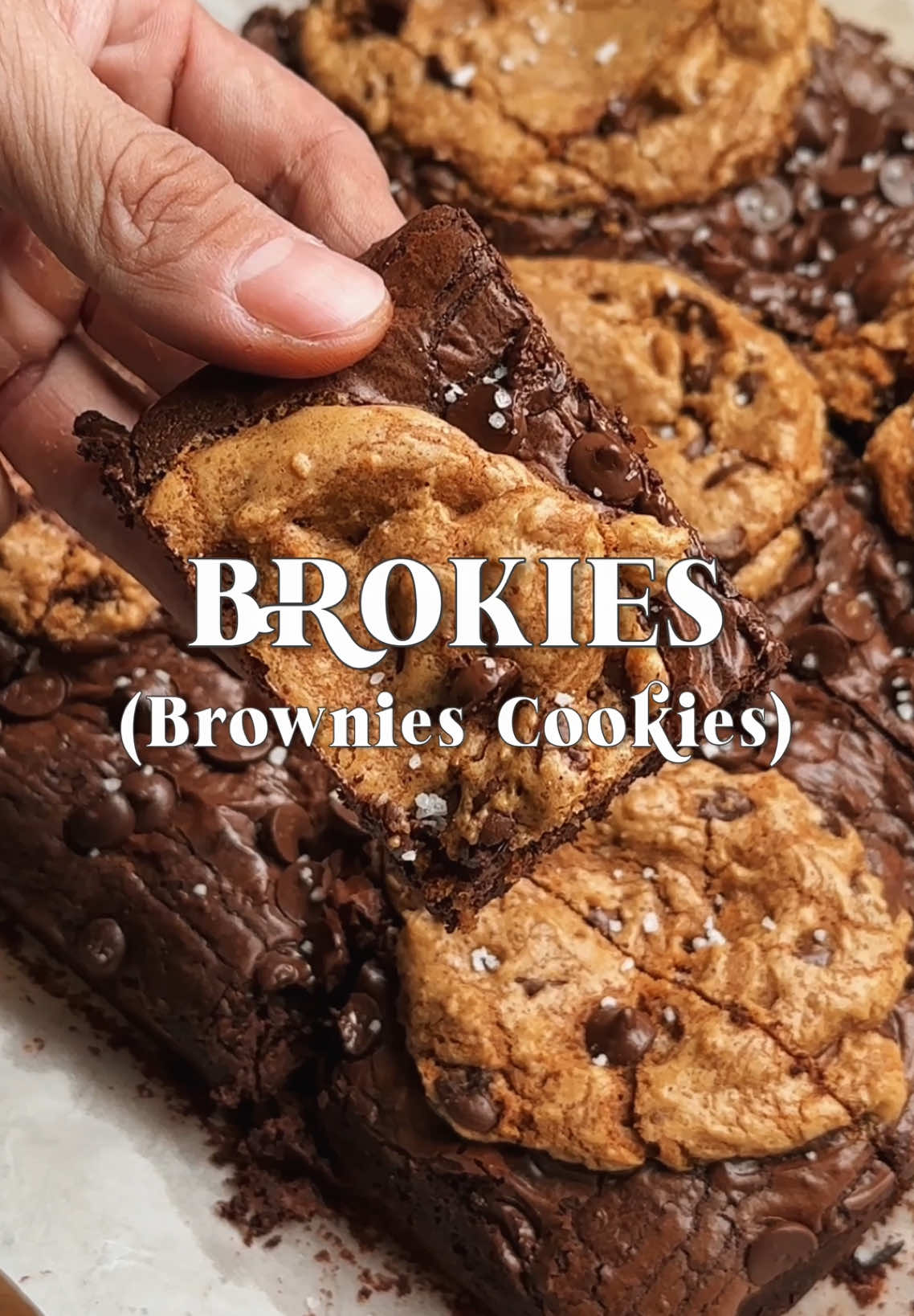 Brownies Cookies🍪 kombinasi yang enak banget! #resepcookies #brokies #resepbrownies #cookies 