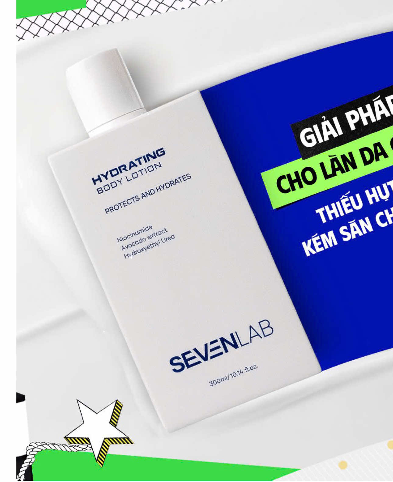 Kết cấu mỏng nhẹ thấm nhanh, dưỡng trắ.ng từ sâu bên trong. Từ giờ nỗi lo dùng sữ.a dư.ỡng thể bết dính, nâng tone để lại vệt trắ.ng của nhiều anh em sẽ không còn nữa nhé! #chamsocda #sevenlab #suaduongthe #trangda #lotionbody #danhchonam 