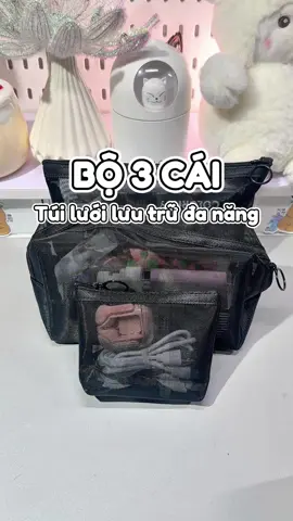 Bộ 3 túi lưới lưu trữ đa năng tiện lợi #tuiluoiluutrudanang #tuiluoidanang #tuiluoi #tuiluutru 