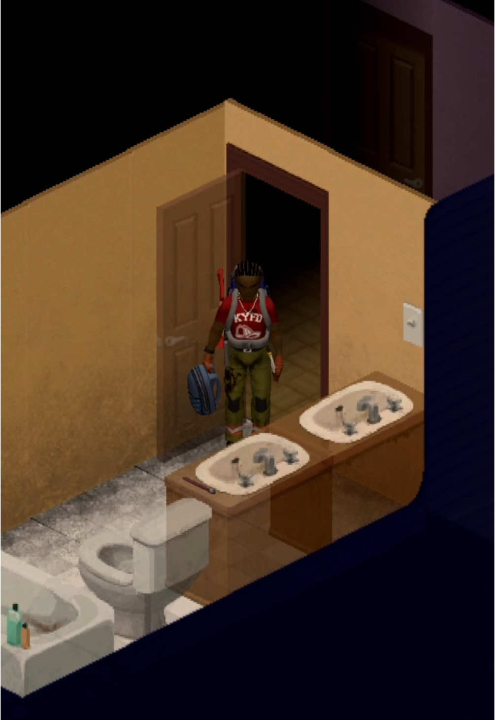 Sometimes I forget this is a horror game #projectzomboid #zomboid #twd #dayz #deaftiktok #scary 