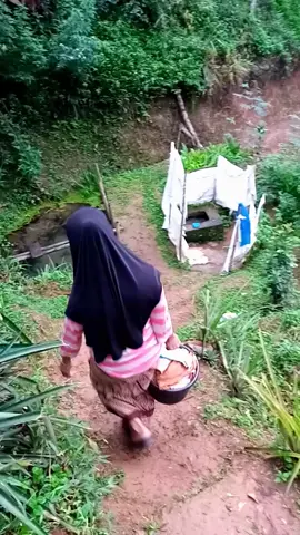 jalan menuju jamban legend air nya tetep bersih 😊 #fypage #viralvideo #jamban #air #jamandulu #pedesaan #kampung 