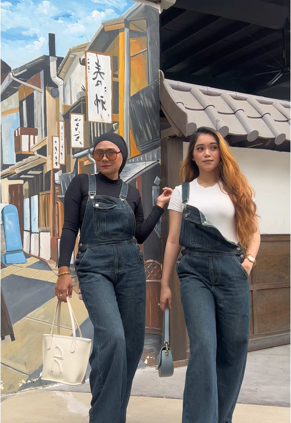 Ootd with Overall Denim Jumpsuit ✨ #fypage #ladiesgallery13 #JumpsuitDenim #OverallJeans 