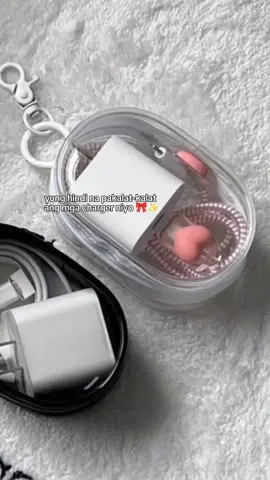 Charger pouch 🎀✨ #pouch #charger #bag #transparent #trending #fyp #fypシ 
