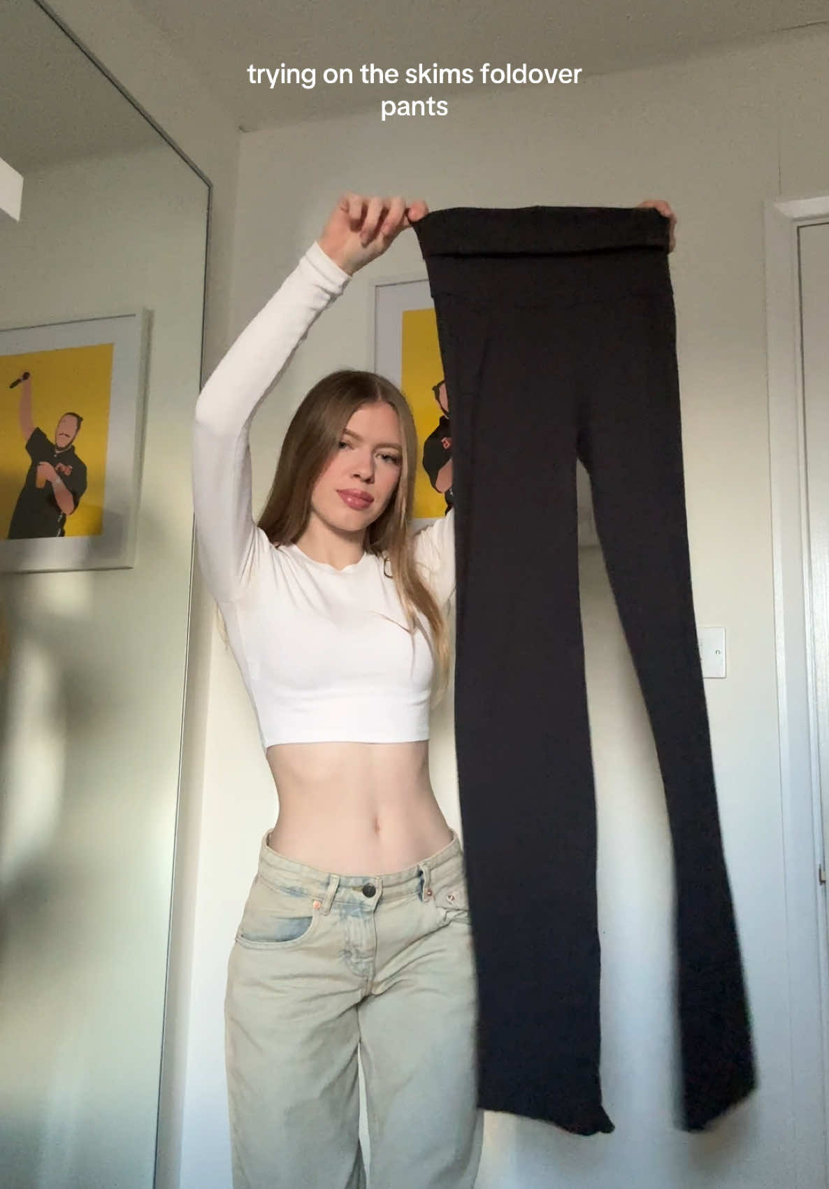 these are the cotton jersey i lovee them sm #skims #skimspants #styleinspo #comfyoutfits 