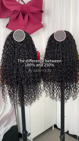 The difference between180% and 250% density.
#hairdensity #waterwavewig #ashimaryhair #ashimarywig #ashimaryreviews #beautynolimits 
#blackgirls #blackgirlhair #naturalwigs #huamnhairwigs #closurewig #lacewigs #fashionwigs #gluelesswigs