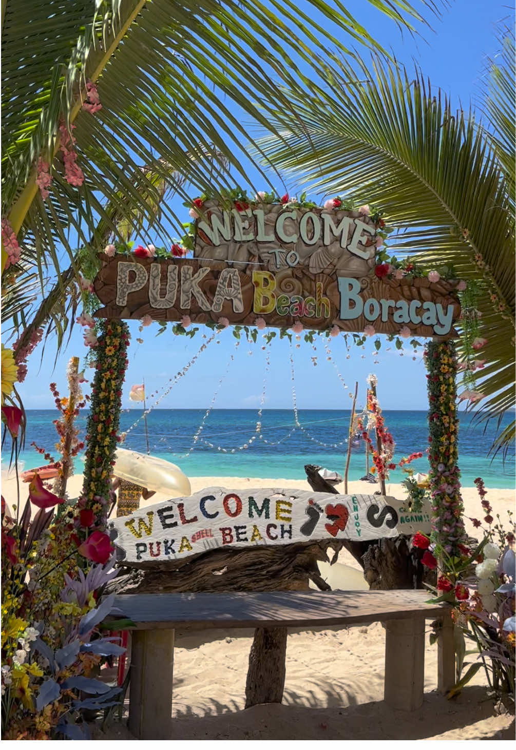 Puka Beach, Boracay #philippines #boracay #asia #travel #philippines🇵🇭tiktok #beach #viral #creatorsearchinsights 