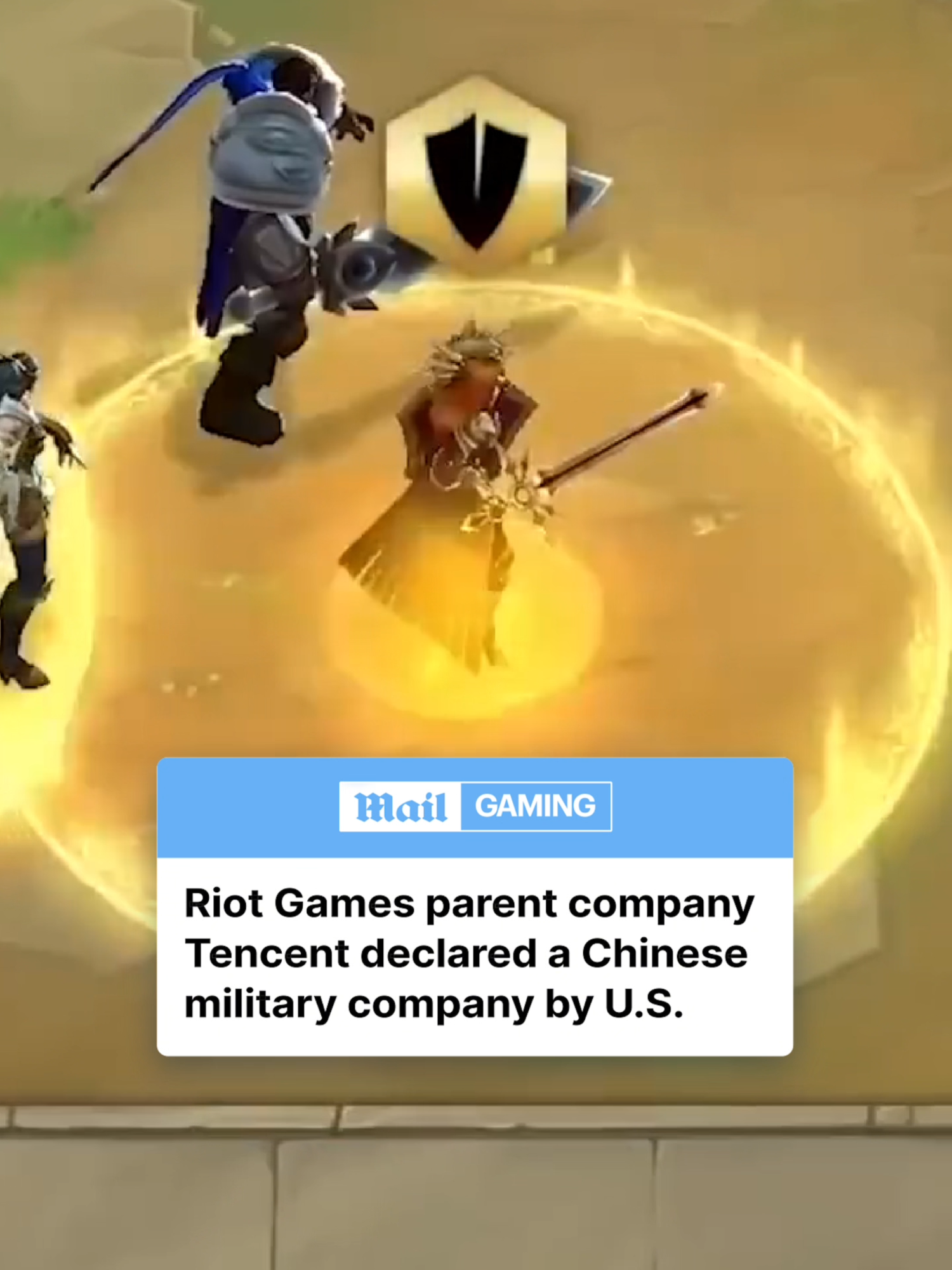 The US Department of Defense has classified Tencent as a Chinese military company. Tencent owns Riot Games and has significant investments in Epic Games, Larian Studios, FromSoftware, and possibly Ubisoft. While the list carries no legal consequences it does complicate business in the US and Tencent called the designation 