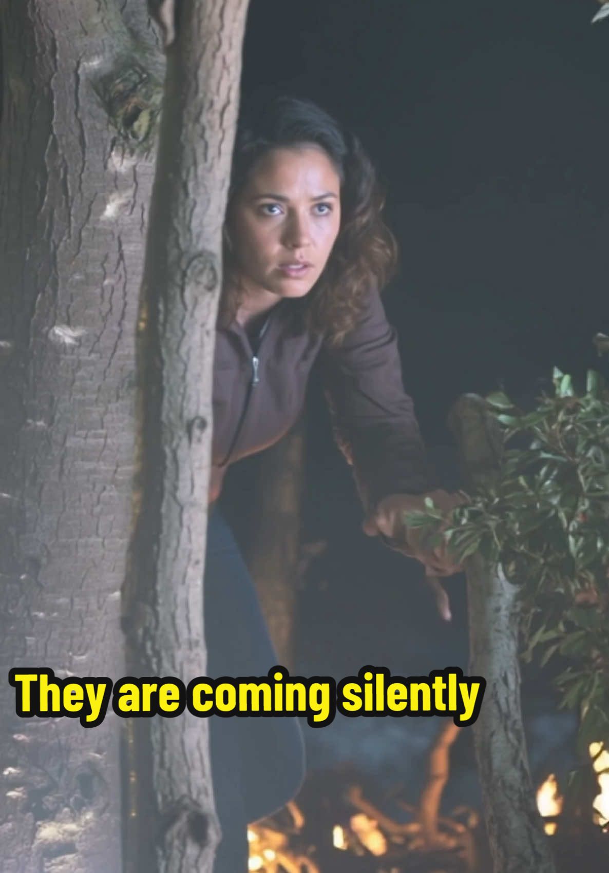 They are coming silently #ai #aivideo #alien #forest #escape 
