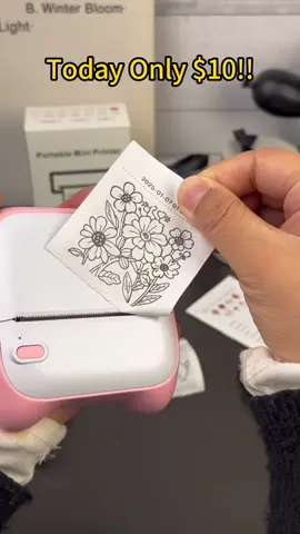 Today just only $10 ! run ‼️‼️‼️#miniprinter #printer #photo #type #ttshop #fyp #viralvideo #tiktokmademebuyit #us #spotlightfinds #gift #giftideas #viralvideo #tiktokshopnewyearnewarua 