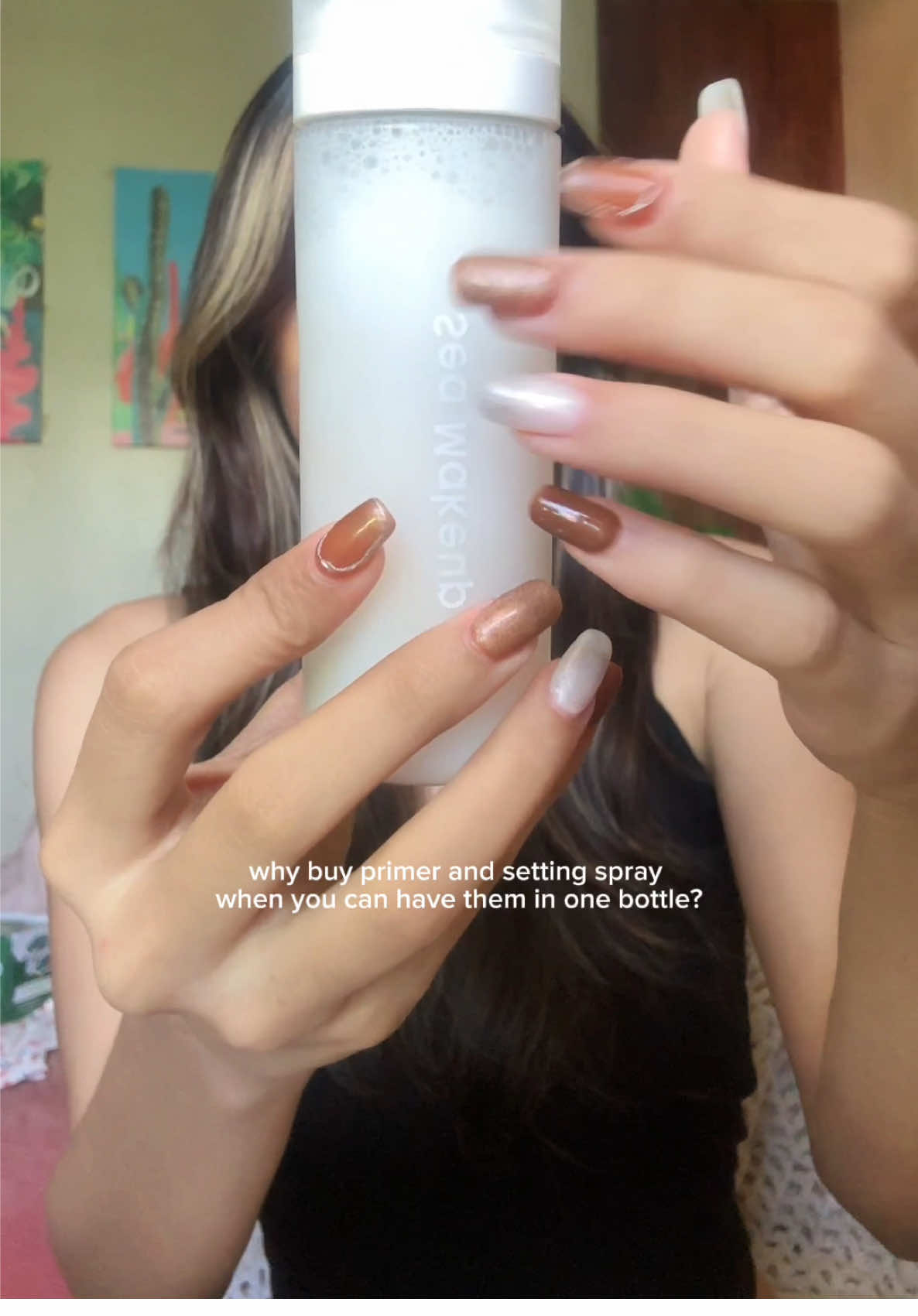 “i wonder how your makeup lasts long”  also me: 😌 #settingspray #primer #seamakeupphilippines #makeup 