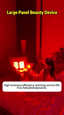 Large Panel Beauty Device#beauty #tiktok #fyp #foryou #ledlighttherapy 