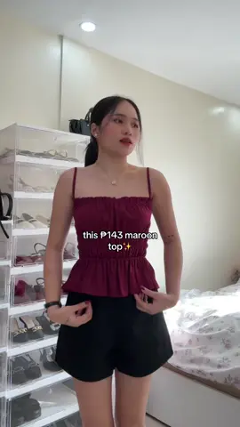 maroon top supremacy💯✨#top #maroon #tops #maroontops #affordabletops #outfit #fypシ゚viral 