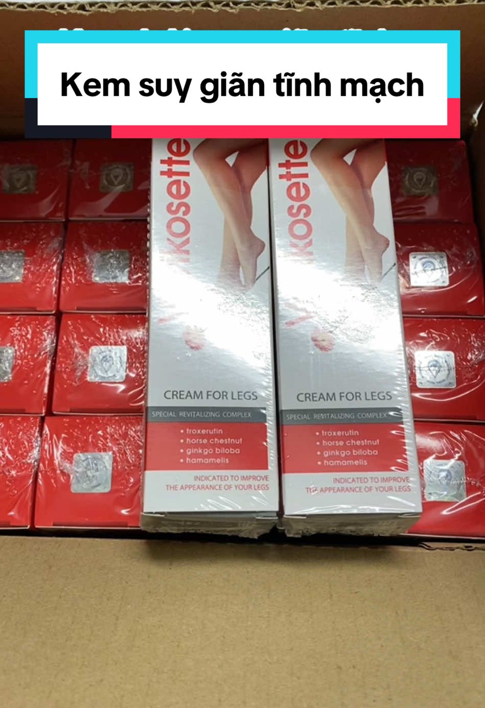 Kem bôi suy giãn tĩnh mạch chân Varikosette Nga 75ml #xh #xhtiktok #hpbeautystore #xuhuong #viral #suygiantinhmach #kemboigiantinhmach #varikosette 