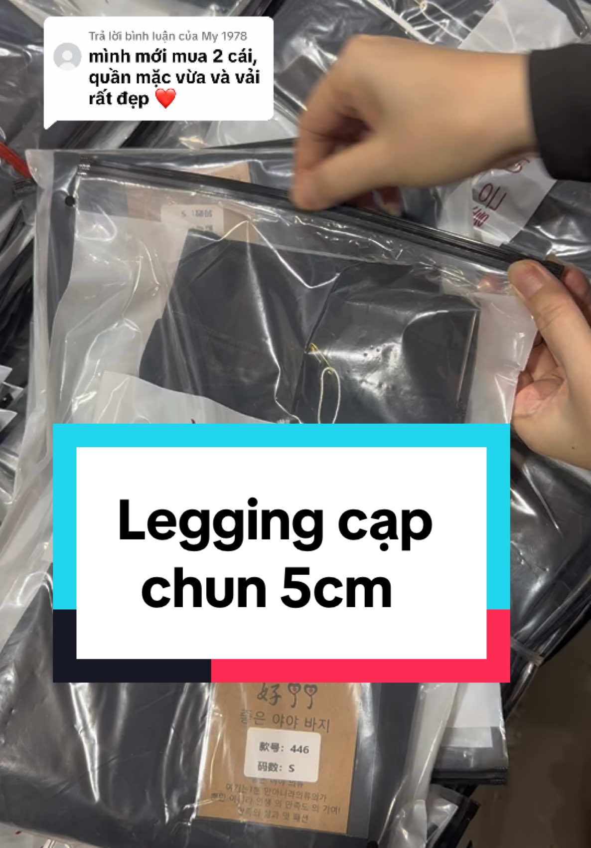 Trả lời @My 1978 Rẻ -Đẹp-Bền Chị Em Chốt Liền nhá#legging #quần #quần_legging 