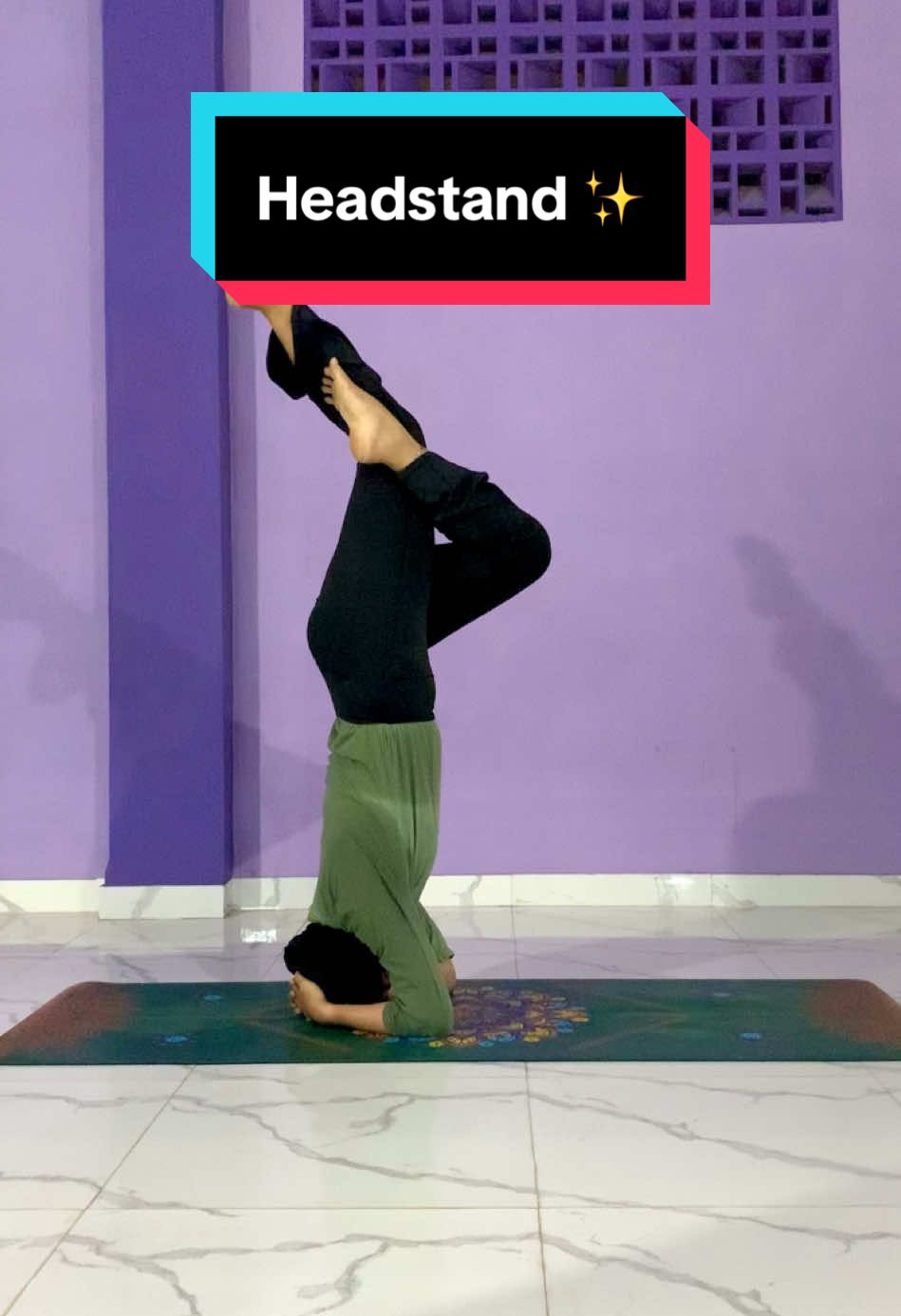 Yoga is self-care ✨  #yoga #fyp #foryou #headstand #yogaflow #yogapose #yogateacher #yogalampung #affiliate #foryoupage 