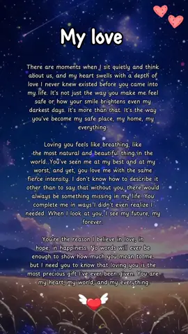 You're the reason I believe in love, in hope, in happiness.... #lovemessage #love_quote😘 #relationship_l0ve #foryou😘💕 