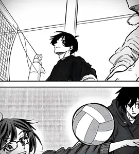 Madoka playing volleyball 😼 #madokayuzuhara #kaoruhanawarintosaku #manga #hanasq 