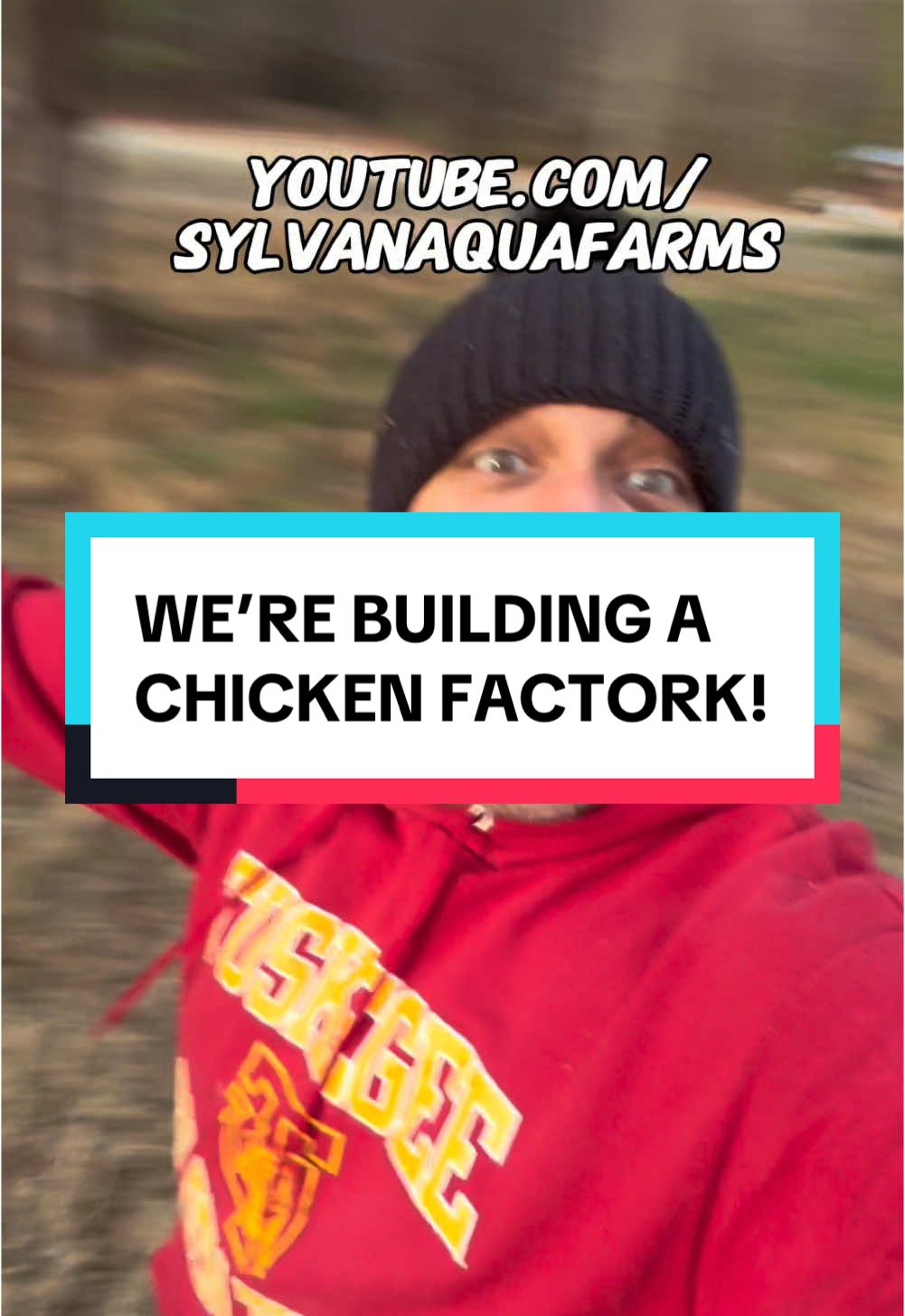 We got 50 acres y’all! Help us make Google pay for us to grow a million chickens/year by subscribing to our YooToobe channel and playing our “ I’m doing my part” playlist in the background at work #sylvanaquafarms #blackbirdcoop #farmlife #regenerativeagriculture 