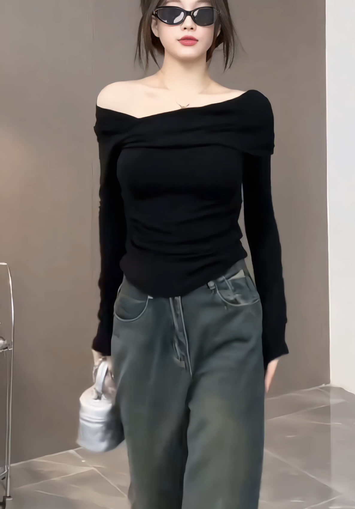 Áo Thun Trễ Vai Dài Tay RANSHI #aothuntrevai #aokieuhottrend #macdepdontet 