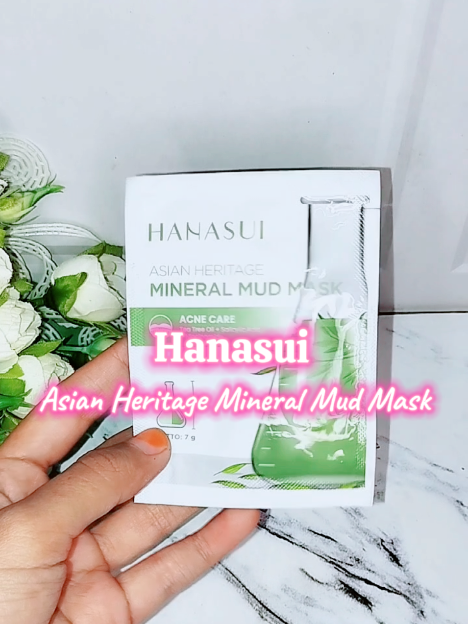 Acne Mask #hanasui #hanasuimakeup #hanasuiofficial #masker #maskerwajah #acnemask #maskerlumpur #hanasuimineralmudmask 