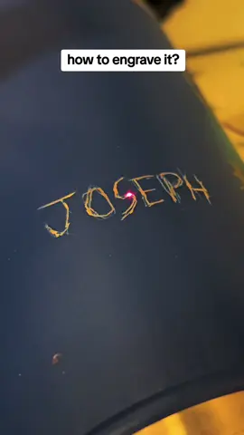 how to engrave it ? #asmr #laser #scienceexperiments #satisfyingvideo #cleaning #engrave 