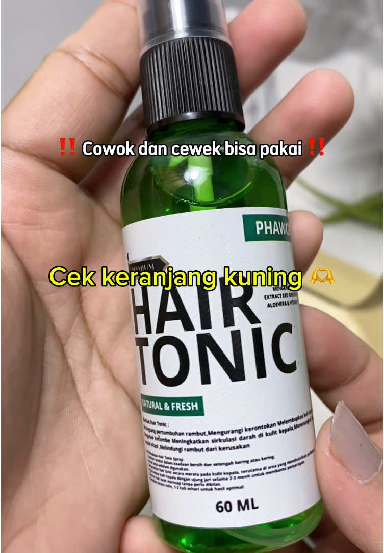Cair seperti air dan wangi 🌸  | Hair tonic vitamin penumbuh rambut  #hairtonic #penumbuhrambut #melebatkanrambut 
