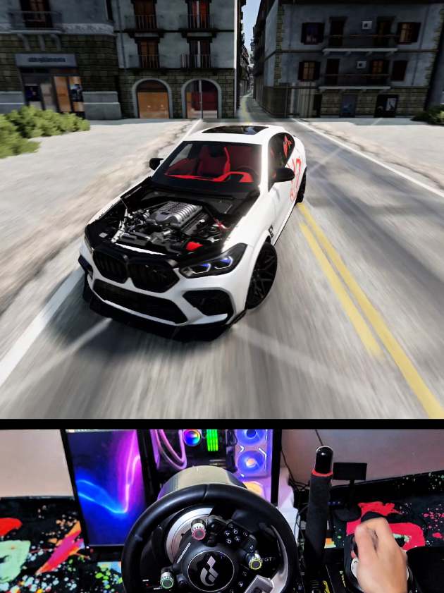 BMW X6 Drifting Beamng drive  #bmw #bmwx6 #bmwlove #beamngdrive #drift #تفحيط 