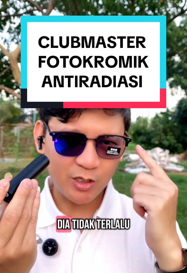 Kacamata photocromic pria wanita anti radiasi blueray hp laptop sangat cocok untuk dipakai cowok cewek tangkai lentur model clubmaster. Nyaman untuk motoran anti debu dapat dipakai malam hari #kacamataphotocromic #kacamataantiradiasi #kacamatafotokromic 