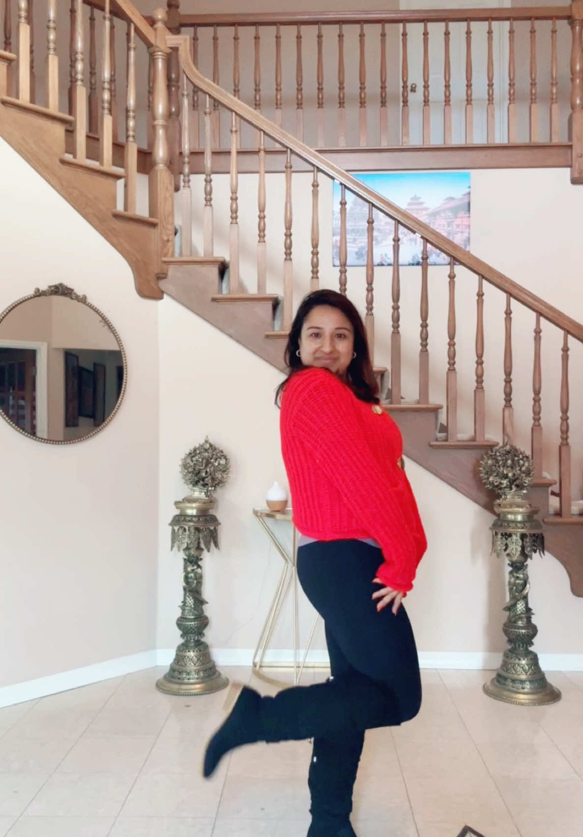 Let get ready for lunch with the ladies #grwm #OOTD 