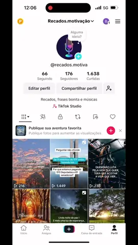 Como saber se minha contar estar verificada. #tiktokviral 