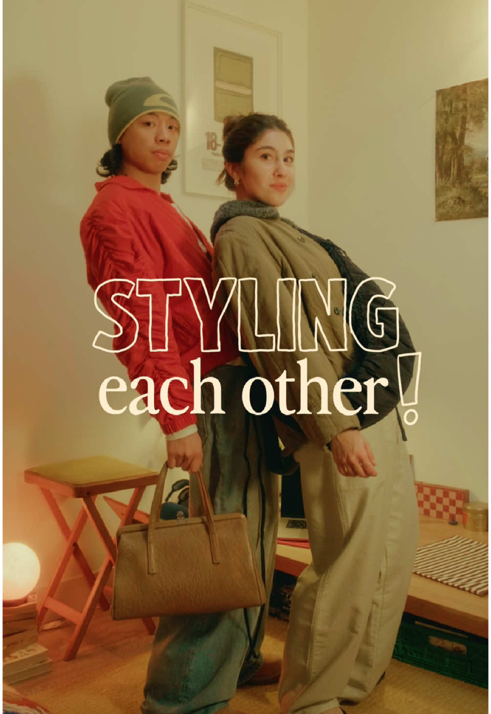 And we back to styling each other ✨  #coupleoutfit #couplegoals #style #fashioninspo #fyp #winteroutfits #foryou